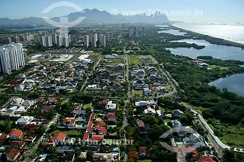  Subject: Aerial view of Recreio dos Bandeirantes neighborhood  / Place:  Rio de Janeiro city - Rio de Janeiro state - Brazil  / Date: 11/2009 
