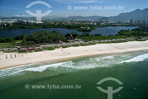  Subject: Aerial view of Reserva de Marapendi (Marapendi Reserve), at Recreio dos Bandeirantes neighborhood  / Place:  Rio de Janeiro city - Rio de Janeiro state - Brazil  / Date: 11/2009 