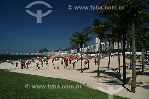  Subject: View of Leme Beach with Copacabana in the background  / Place:  Rio de Janeiro city - Rio de Janeiro state - Brazil  / Date: 11/2009 