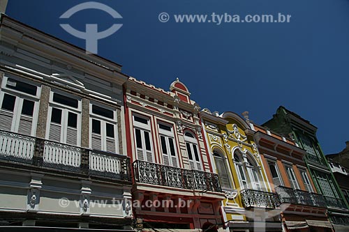  Subject: Colored houses at the Lavradio street - Rio de Janeiro city center  / Place:  Rio de Janeiro city - Rio de Janeiro state - Brazil  / Date: 11/2009 