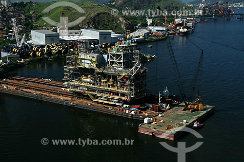  Subject: Construction of the Mexilhao platform at the Conceicao Island, part of the Pole of Naval Metallurgy of Niteroi city - Estaleiro Maua Shipyard (Caximbau Unit)  / Place:  Niteroi city - Rio de Janeiro state - Brazil  / Date: 11/2009 