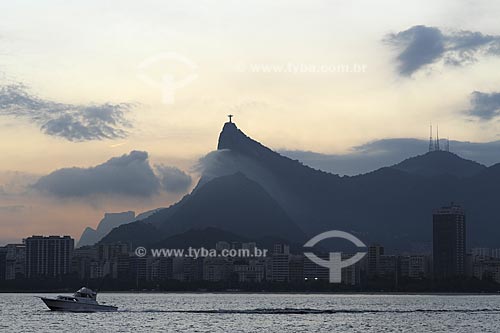  Subject: Guanabara Bay with the Christ the Redeemer in the background / Place: Rio de Janeiro city - Rio de Janeiro state - Brazil  / Date: 01/2010 