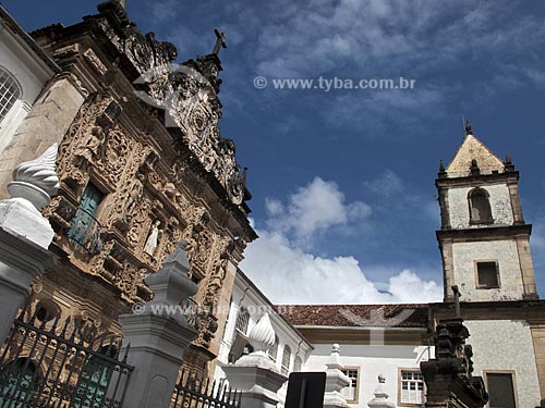  Subject: Front view of the Ordem Terceira de Sao Francisco church  / Place:  Salvador city - Bahia state - Brazil  / Date: 07/2009 