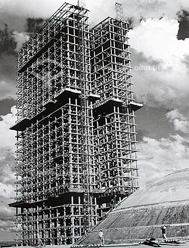  Subject: Construction of Brasilia city - National Congress  / Place:  Brasilia - DF (Federal District) - Brasil  / Date: 1959                          