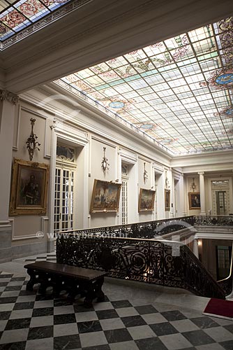  Subject: Interior of the Pedro Ernesto Palace (The building houses the Municipal Chamber of the Rio de Janeiro city, since march, 1977)  / Place:  Cinelandia - Rio de Janeiro city center - Brasil  / Date: 02/2010 