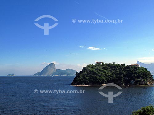  Subject: Boa Viagem Island with the Sugar Loaf in the Background  / Place:  Niteroi city - Rio de Janeiro state - Brazil  / Date: 03/2010 