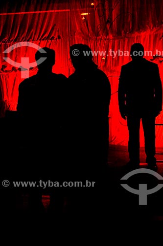  Subject: Human silhouettes  / Place:  Florianopolis city - Santa Catarina state - Brazil  / Date: 11/2009 