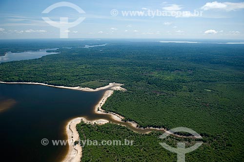  Subject: Black water lake, at the south of Nova Olinda do Norte city  / Place:  Amazonas state - Brazil  / Date: 11/2007 