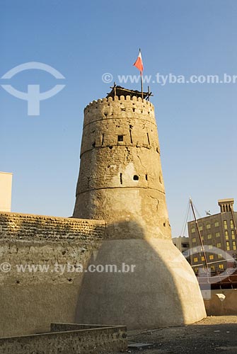  Subject: Tower of Historic Museum of Dubai - the old Fort  / Place:  Dubai - United Arab Emirates  / Date: Janeiro de 2009 