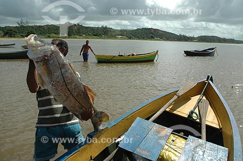  Subject: Fishing community in the Arpoador da Raza neighborhood  / Place:  Buzios city - Rio de Janeiro state - Brazil  / Date: 30/03/2008 