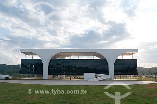  Subject: Cidade Administrativa Presidente Tancredo Neves - Palácio Tiradentes (Tiradentes Palace) - architectural project signed by Oscar Niemeyer  / Place:  Belo Horizonte city - Minas Gerais state - Brazil  / Date: 28/04/2010 