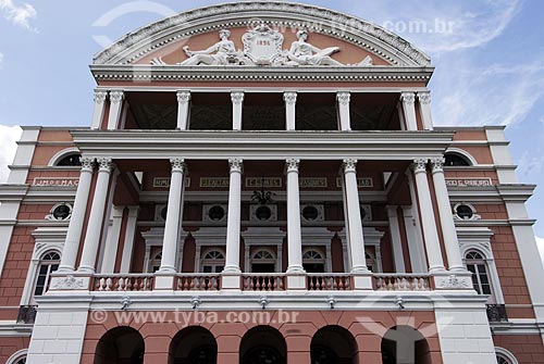  Subject: Facade of Amazonas Theatre  / Place: Manaus city - Amazonas state - Brazil  / Date: 25/10/2007 