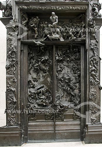  Subject: The Gate of Hell at Rodin Museum / Paris - Frace / Date: 09/2009 