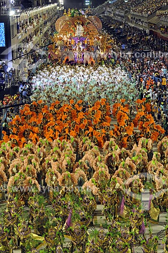  Subject: Mocidade Independente de Padre Miguel Samba School during parade - Rio de Janeiro carnival  / Place:  Rio de Janeiro city - Rio de Janeiro state - Brazil  / Date: 02/2010 