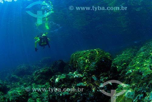  Subject: Diver in Cabo Frio, RJ / Place: Papagaio island - Cabo Frio - Rio de Janeiro (RJ) - Brazil / Date: 08/06/2010 