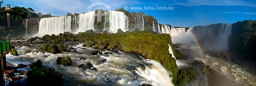  Subject: Panoramic view of the Iguacu falls, in the Iguaucu National Park  / Place:  Foz do Iguacu - Parana state - Brazil  / Date: 06/2009 