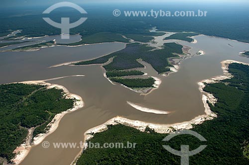  Subject: Aerial view of the Igapo-açu River  / Place:  Amazonas state - Brazil  / Date: 03/11/2007 