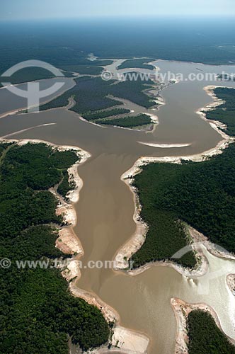  Subject: Aerial view of the Igapo-açu River  / Place:  Amazonas state - Brazil  / Date: 03/11/2007 