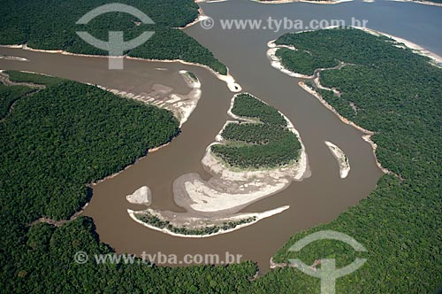  Subject: Aerial view of the Igapo-açu River  / Place:  Amazonas state - Brazil  / Date: 03/11/2007 