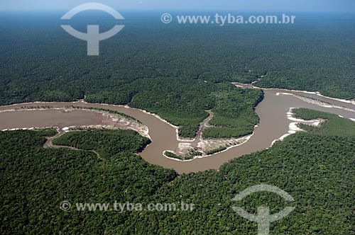  Subject: Aerial view of the Igapo-açu River  / Place:  Amazonas state - Brazil  / Date: 03/11/2007 