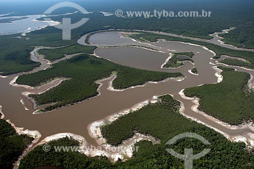  Subject: Aerial view of the Igapo-açu River  / Place:  Amazonas state - Brazil  / Date: 03/11/2007 