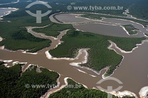  Subject: Aerial view of the Igapo-açu River  / Place:  Amazonas state - Brazil  / Date: 03/11/2007 