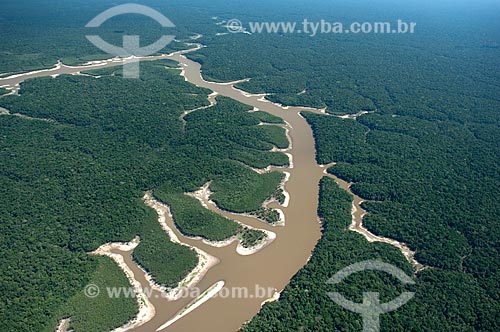  Subject: Aerial view of the Igapo-açu River  / Place:  Amazonas state - Brazil  / Date: 03/11/2007 