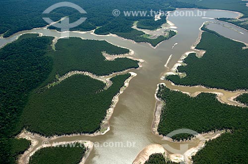  Subject: Aerial view of the Igapo-açu River  / Place:  Amazonas state - Brazil  / Date: 03/11/2007 