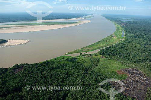  Subject: Madeira river, with beaches during the dry season  / Place:  Borba municipality - Amazonas state - Brazil  / Date: 11/2007 