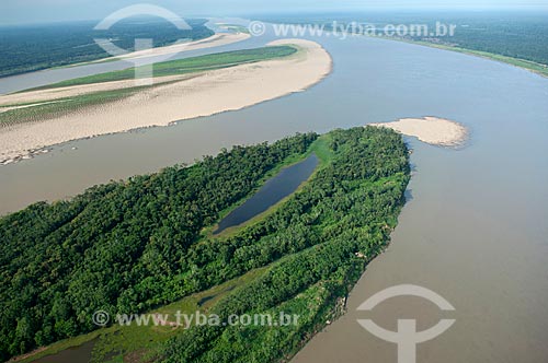  Subject: Madeira river, with beaches during the dry season  / Place:  Borba municipality - Amazonas state - Brazil  / Date: 11/2007 