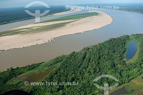  Subject: Madeira river, with beaches during the dry season  / Place:  Borba municipality - Amazonas state - Brazil  / Date: 11/2007 