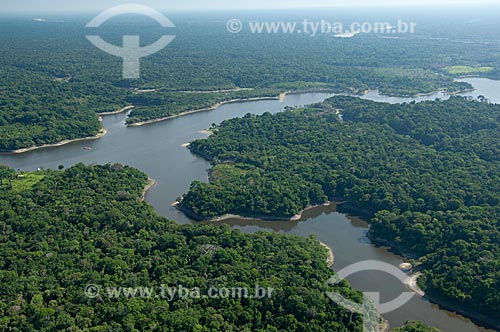  Subject: Aerial view of Black water lakes in the Madeirinha river lowlands  / Place:  North of Borba and West of Autazes municipalities  / Date: 11/2007 