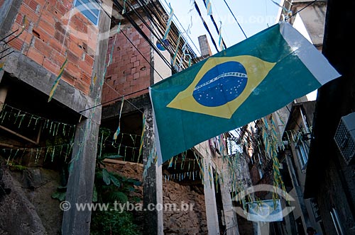  Subject: Cantagalo favela during World Cup 2010  / Place: Rio de Janeiro city - Rio de Janeiro state - Brazil  / Date: 06/2010 