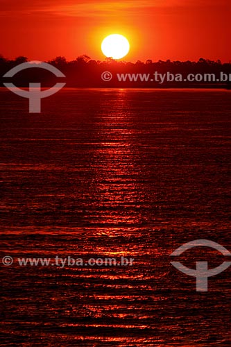  Subject: Sunset in the Amazonas River  / Place:  Amazonas state - Brazil  / Date: 06/2010 