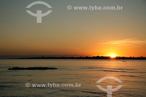  Subject: Sunset in the Amazonas River  / Place:  Amazonas state - Brazil  / Date: 06/2010 