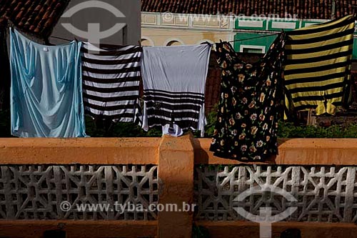 Subject: Clothes line  / Place:  Piranhas city - Sergipe state - Brazil  / Date: 07/2010 