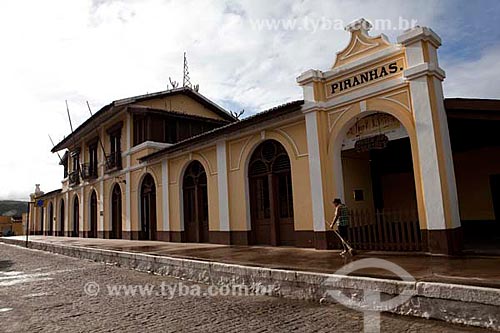  Subject: Train station of Piranhas city  / Place:  Piranhas city - Sergipe state - Brazil  / Date: 07/2010 