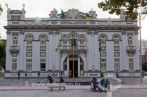  Subject: Government Palace in Aracaju at the Fausto Cardoso Square  / Place:  Aracaju city - Sergipe state - Brazil  / Date: 07/2010 
