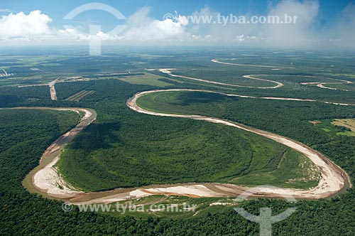  Subject: Aerial view of the Yapacani River  / Place:  Santa Cruz Department - Bolivia  / Date: 03/2008 