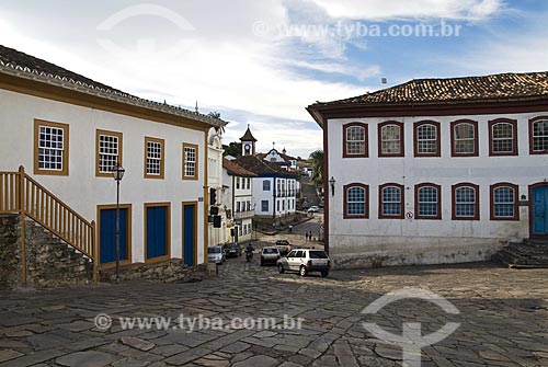  Subject: View of the historical and commercial center of the city  / Place:  Diamantina city - Minas Gerais state - Brazil  / Date: 12/2009 