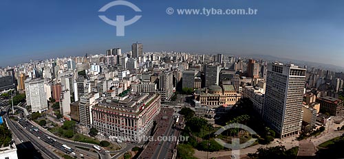  Subject: Panoramic view of Sao Paulo city  / Place:  Sao Paulo city - Sao Paulo state - Brazil  / Date: 04/10/2010 