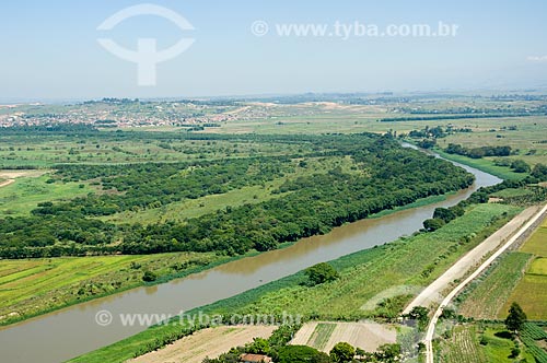  Subject: Aerial view of Paraiba River  / Place:  Guaratingueta-Sao Paulo - SP - Brazil / Date: 10/03/2006 