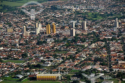  Subject: Aerial view of Lins city  / Place:  Lins - Sao Paulo - Brazil  / Date: 02/2009 