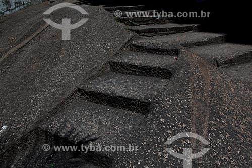  Subject: Detail of the Pedra do Sal stairway  / Place:  Pedra do Sal - Rio de Janeiro city - Brazil  / Date: 11/2010 