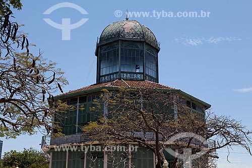  Subject: View of the metallic tower of the Albamar restaurant, in the Praca XV (XV Square)  / Place:  Rio de Janeiro city - Brazil  / Date: 11/2010 