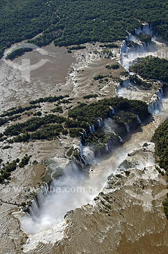  Subject: Aerial view of Iguacu Falls  / Place:  Foz do Iguacu - Parana state - Brazil  / Date: 11/2009 