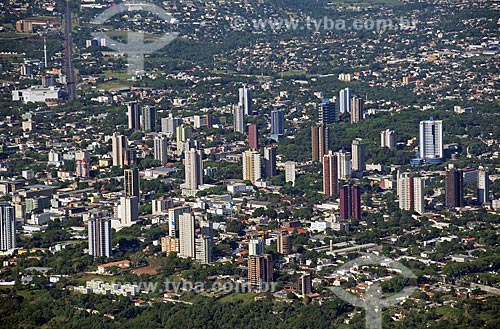  Subject: Aerial view of Foz do Iguacu city  / Place:  Foz do Iguacu - Parana state - Brazil  / Date: 11/2009 