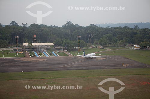  Subject: Plane in the Carajas airport runway, in Carajas National Forest  / Place:  Near Paraupebas city - Para state - Brazil  / Date: 31/10/2010 