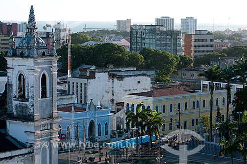  Subject: General view of Maceio city with the Martirios Church in the foreground  / Place:  Alagoas state - Brazil  / Date: 2011 