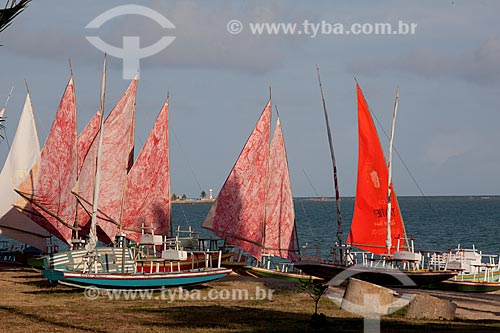  Subject: Boats in the Pajucara beach  / Place:  Maceio city - Alagoas state - Brazil  / Date: 2011 